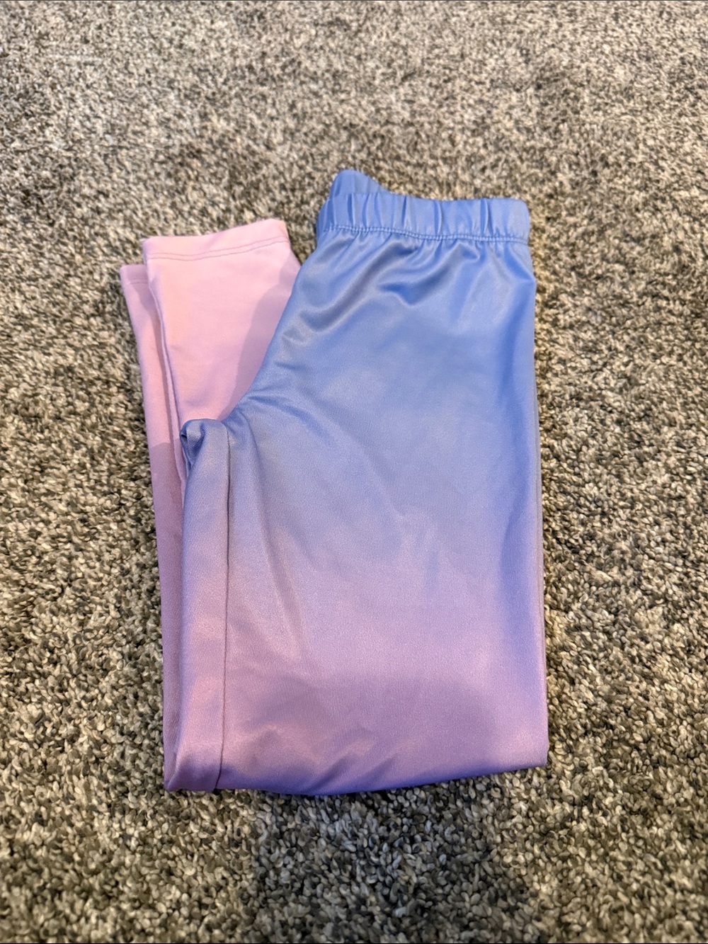 Nike Dri Fit Girl’s Leggings Tights Purple Pink Ombré Size M 5-6Y